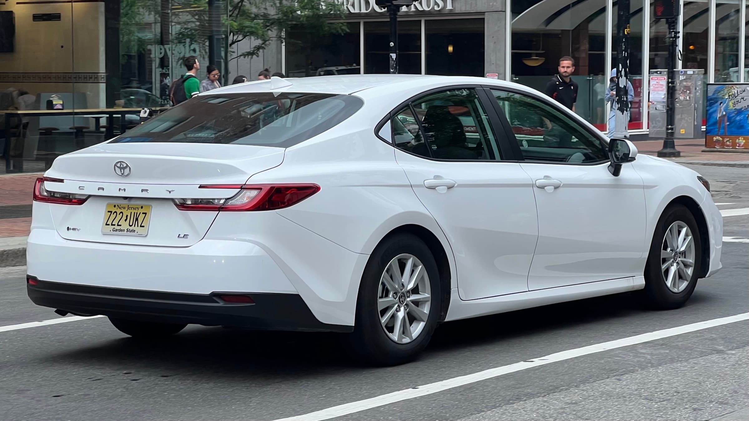 Toyota Camry Hybrid sedan parked on a street