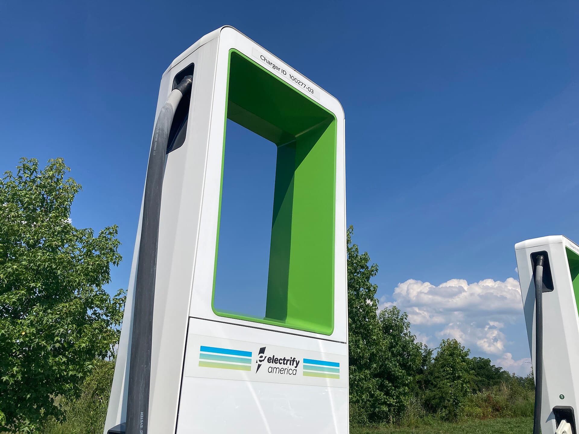 Electrify America DC fast-charging stalls