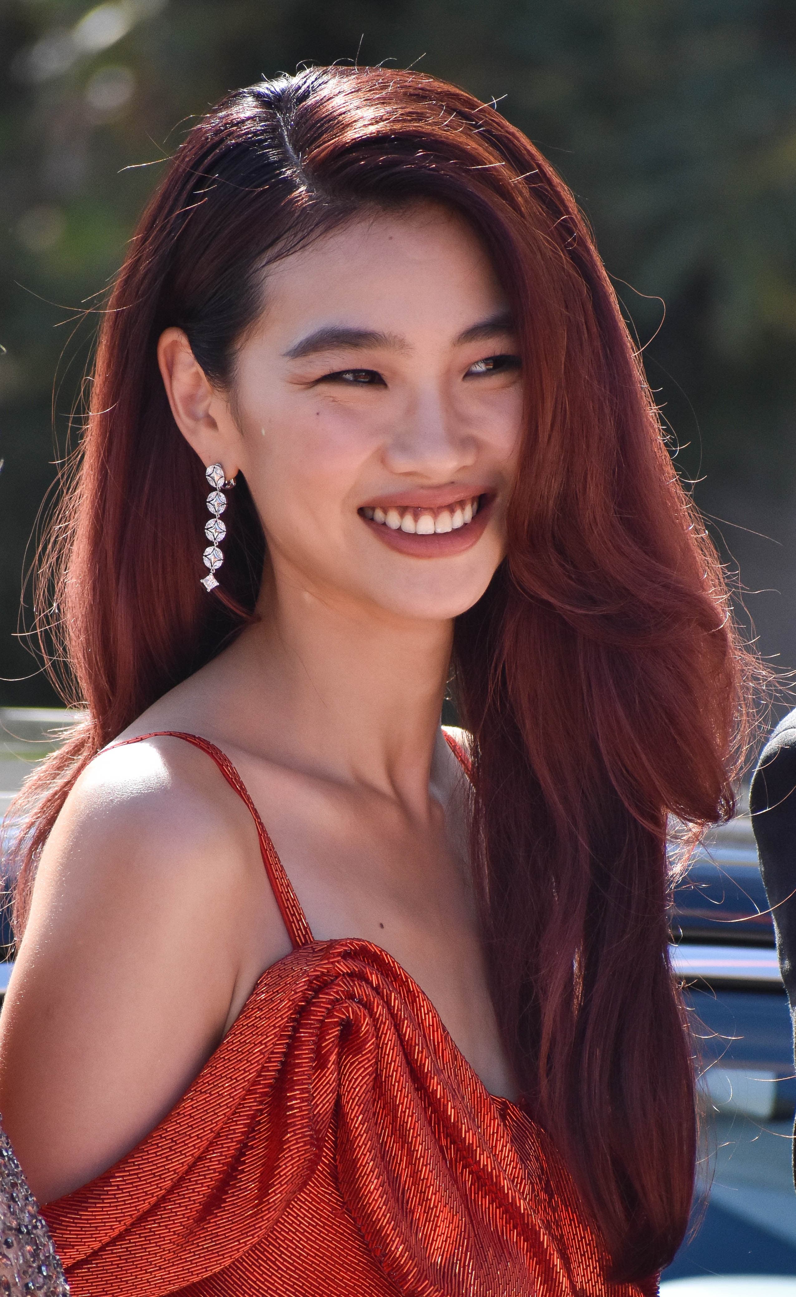Hoyeon attending the 81st Venice International Film Festival in 2024