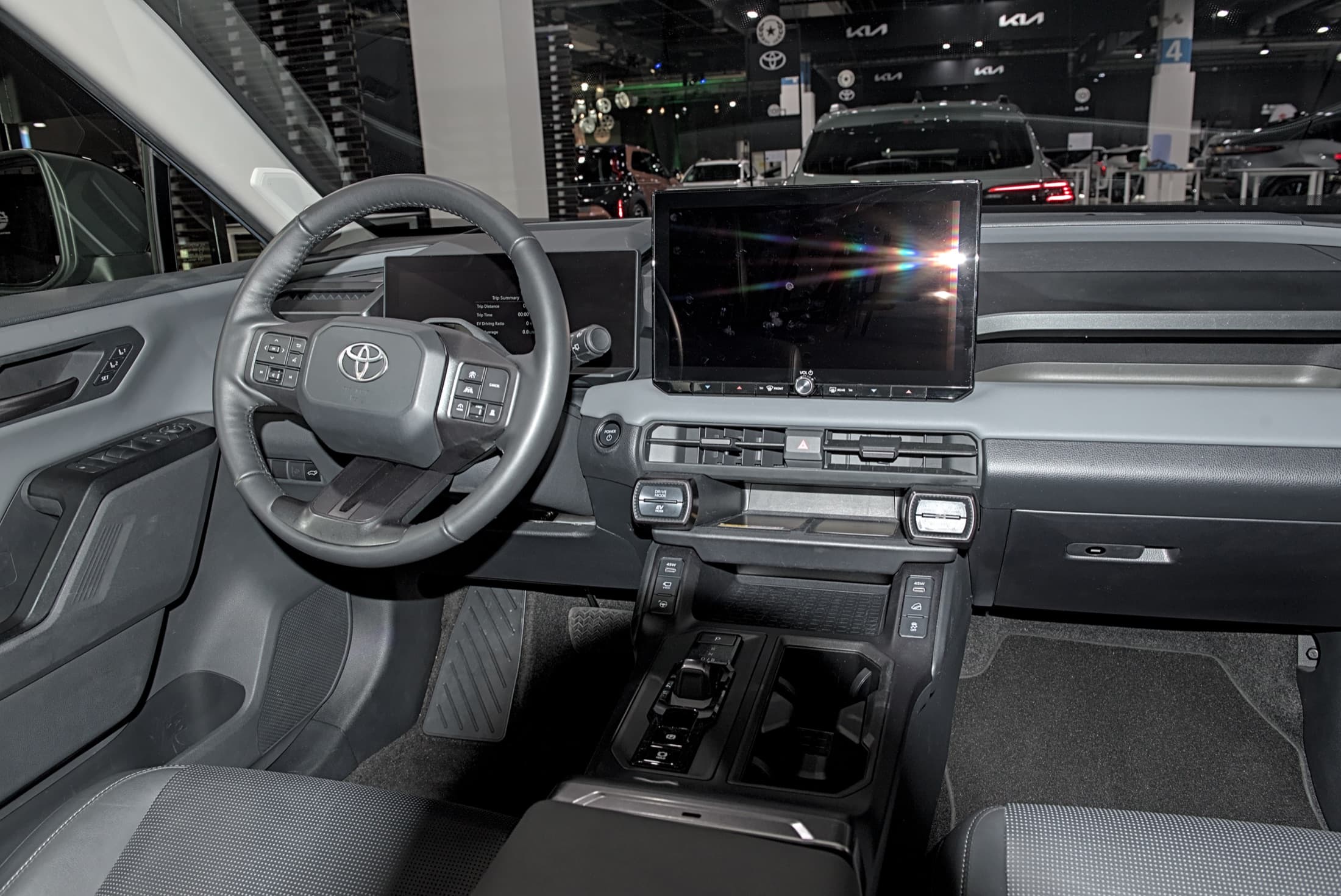Toyota RAV4 Plug-in Hybrid on display at an auto show