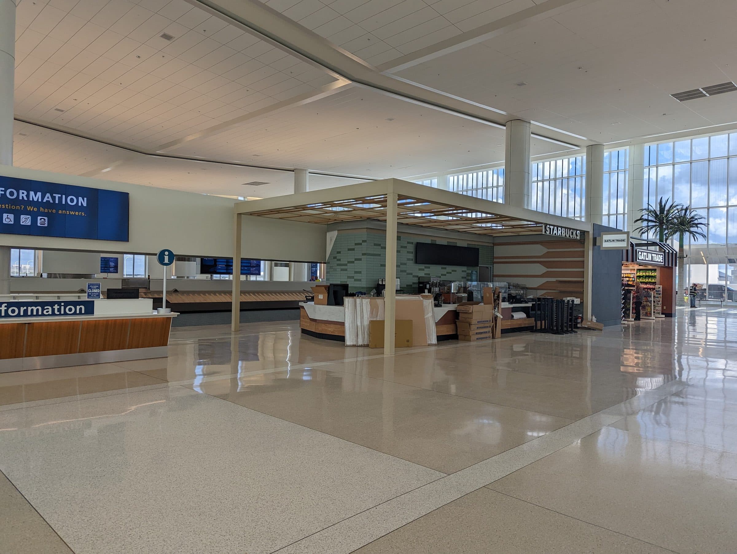 Arrivals level at Orlando International Airport Terminal C