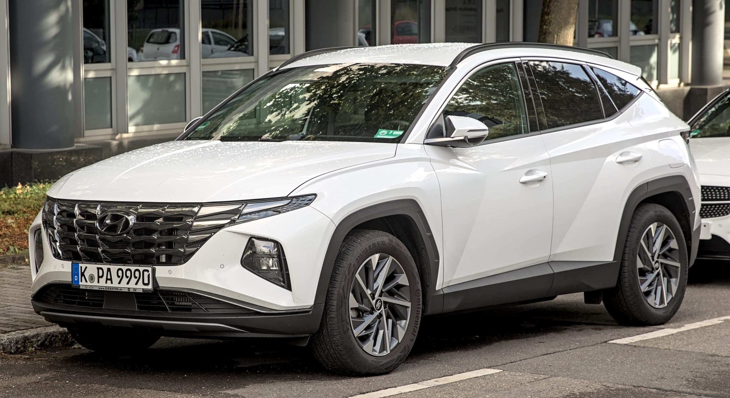 Hyundai Tucson crossover representing the hybrid compact SUV class