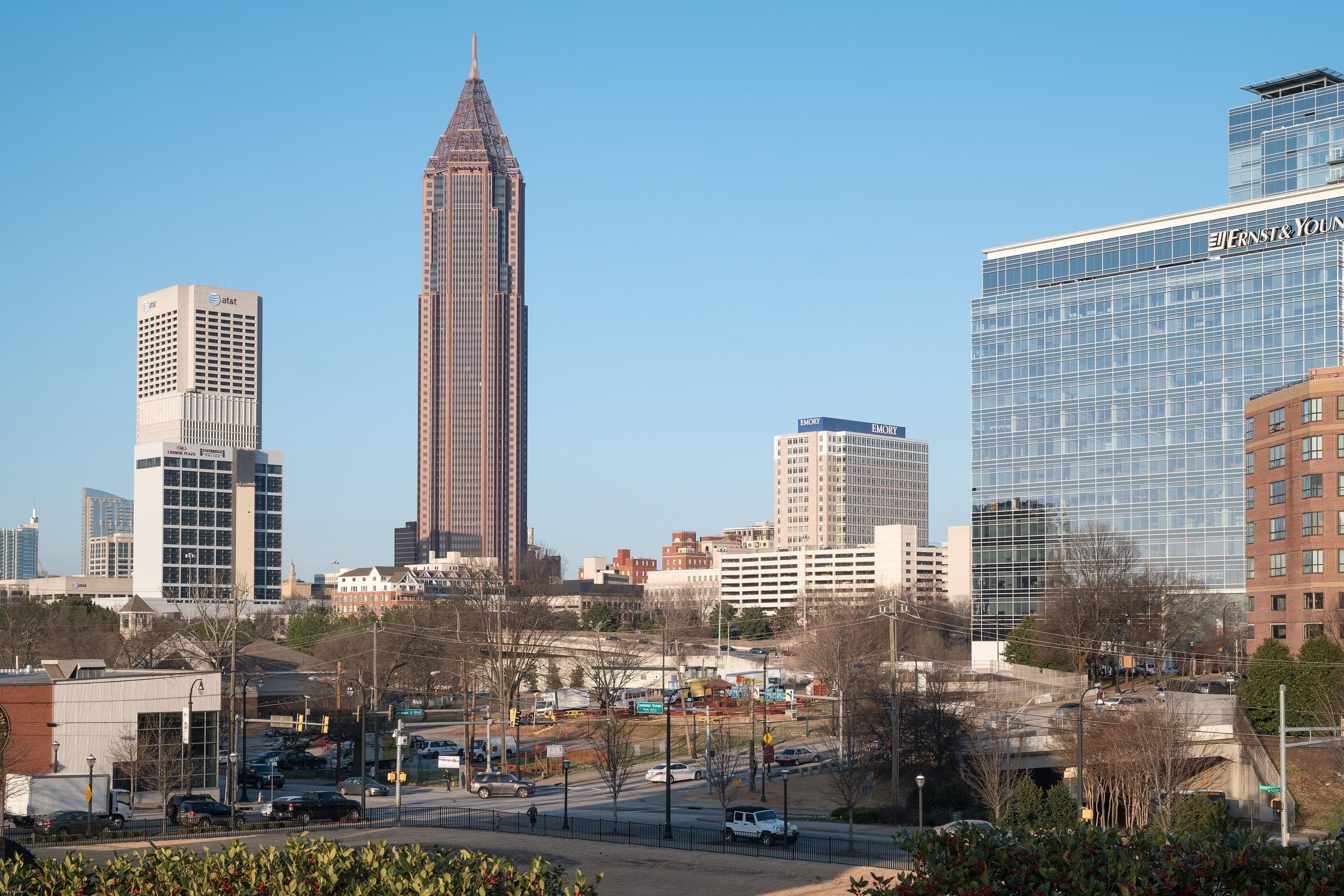 Midtown Atlanta skyline viewed from the National Center for Civil and Human Rights