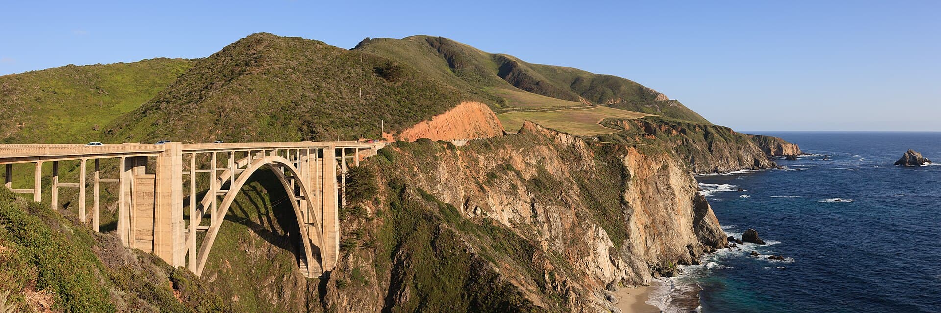 Bixby Creek Bridge on Highway 1 in Big Sur